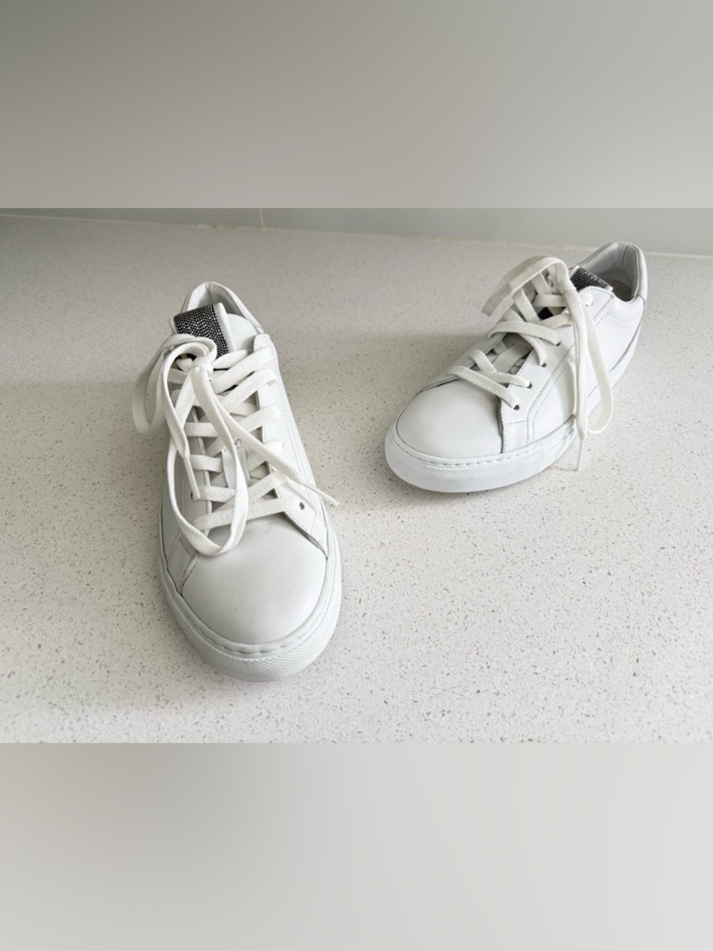 Brunello Cucinelli Leather Low-Top Sneakers EU 37 US 7 - Picture 4 of 9